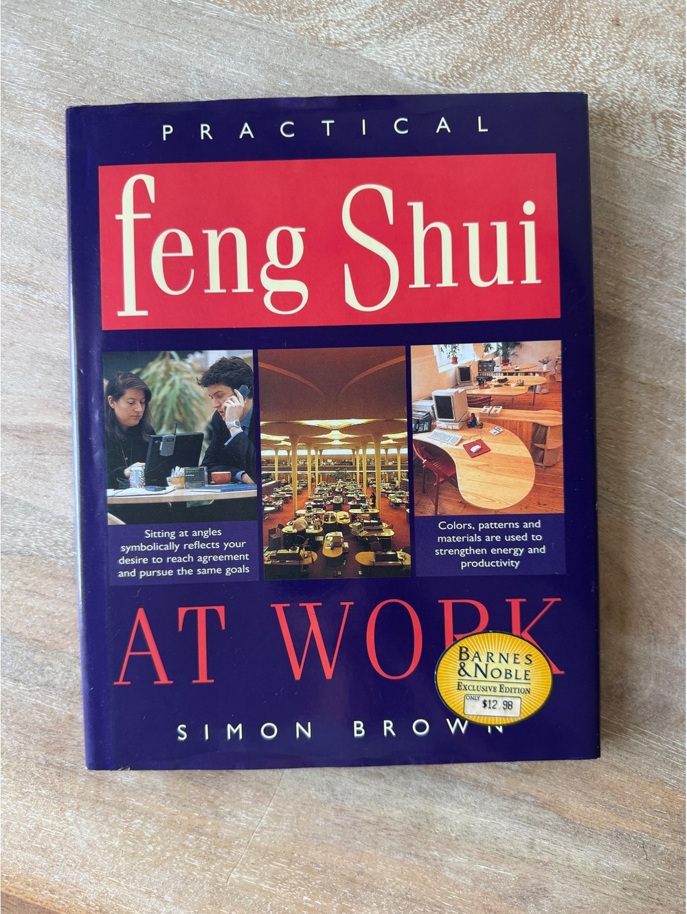 Practical Feng Shui at Work by Simon Brown Hardcover Book